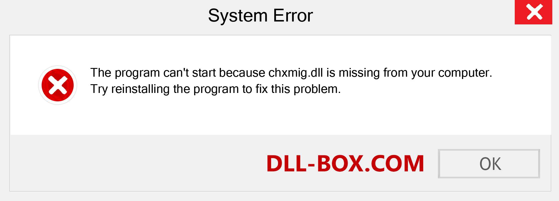  chxmig.dll file is missing?. Download for Windows 7, 8, 10 - Fix  chxmig dll Missing Error on Windows, photos, images
