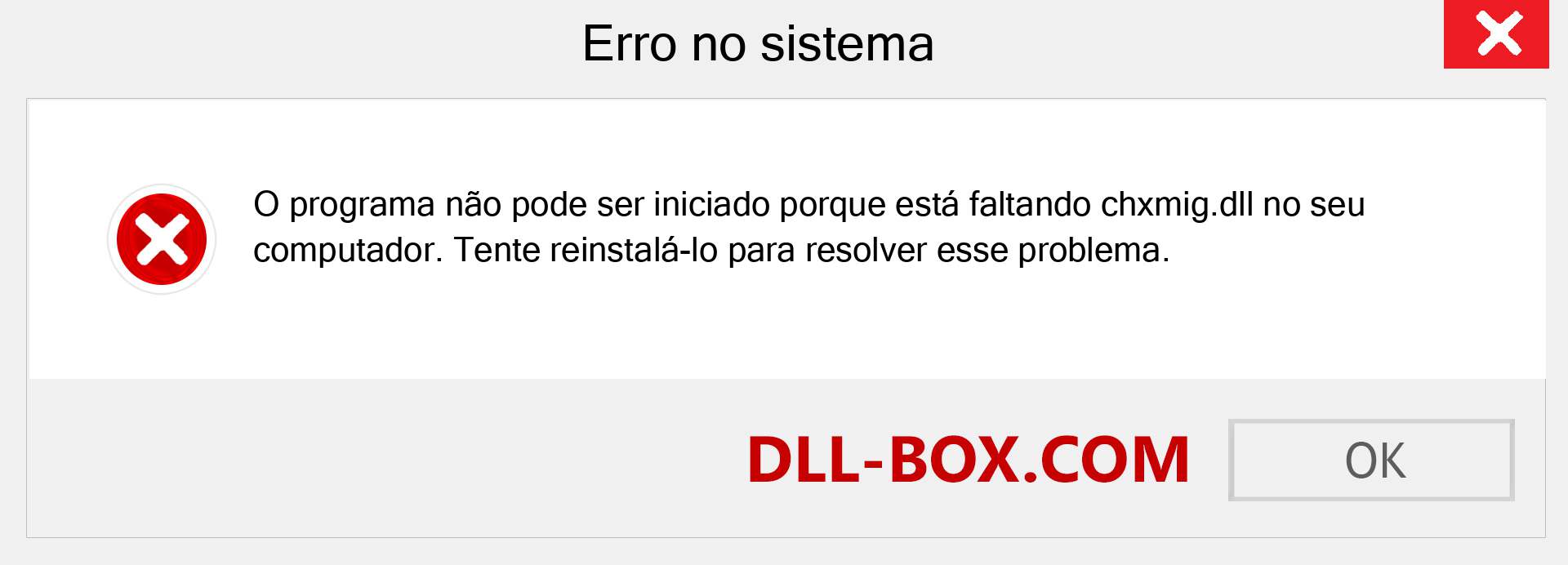 Arquivo chxmig.dll ausente ?. Download para Windows 7, 8, 10 - Correção de erro ausente chxmig dll no Windows, fotos, imagens